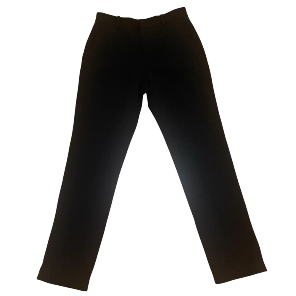 Lauren Ralph Lauren Lined Black Wool Blend Trouser Pants 6 P